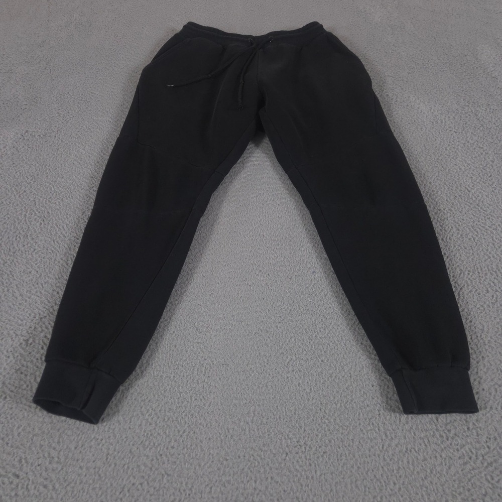 YoungLA Sweatpants Mens L Black Tapered Leg Cotton Blend Gym Joggers Pockets
